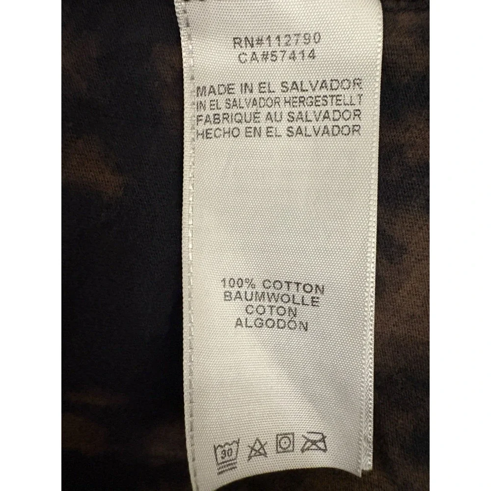 True Religion T Shirt Mens XL Black Tie Dye Budha World Tour Graphic Tee Skull - Picture 6 of 7